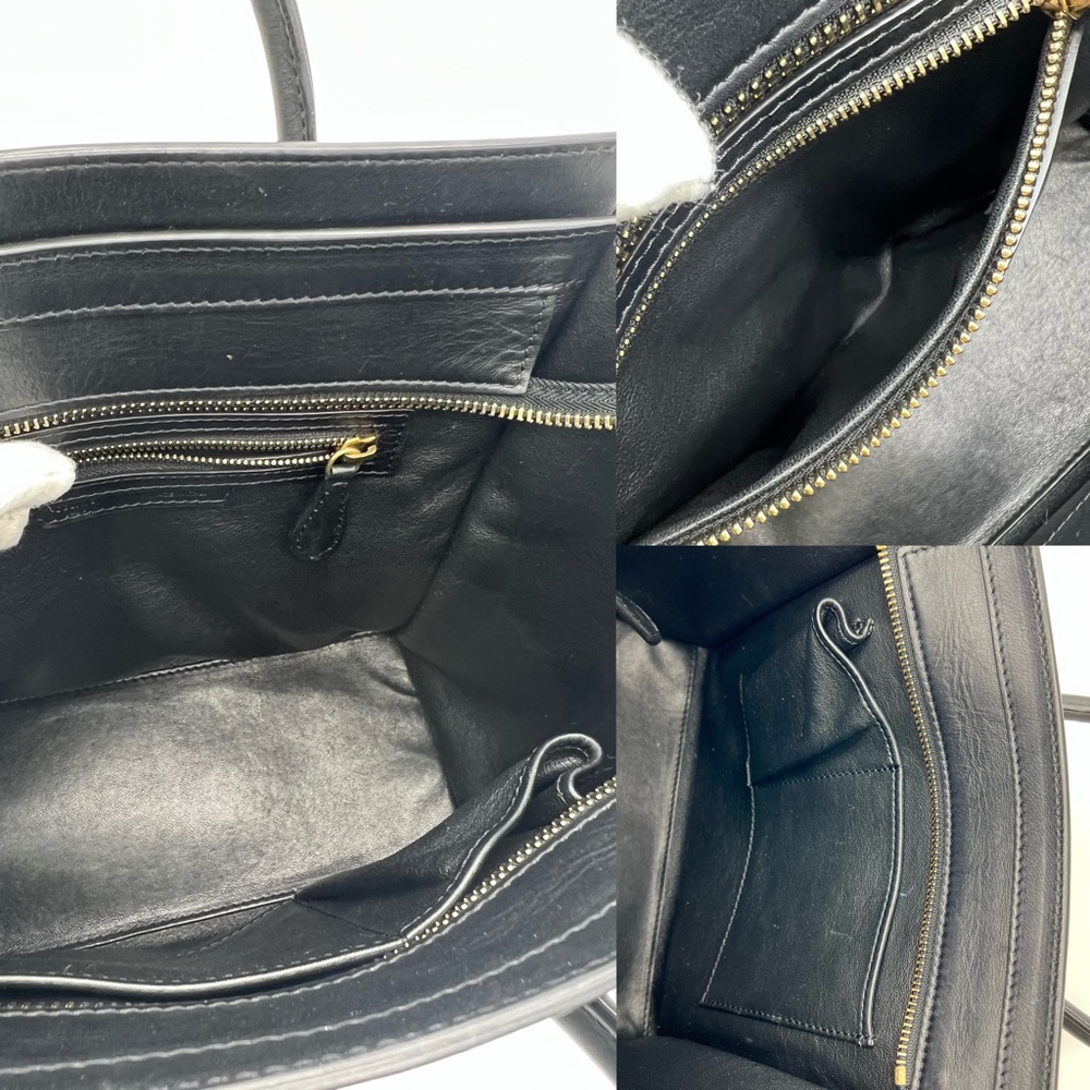 Authentic Celine Tricolors micro luggage tote - Picture 9 of 14